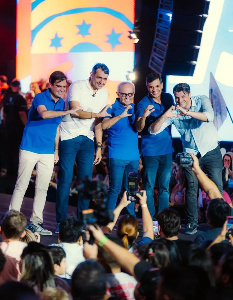 Cícero Lucena oficializa candidatura ao Governo da Paraíba ao lado de Diogo Cunha Lima, Veneziano e André Gadelha