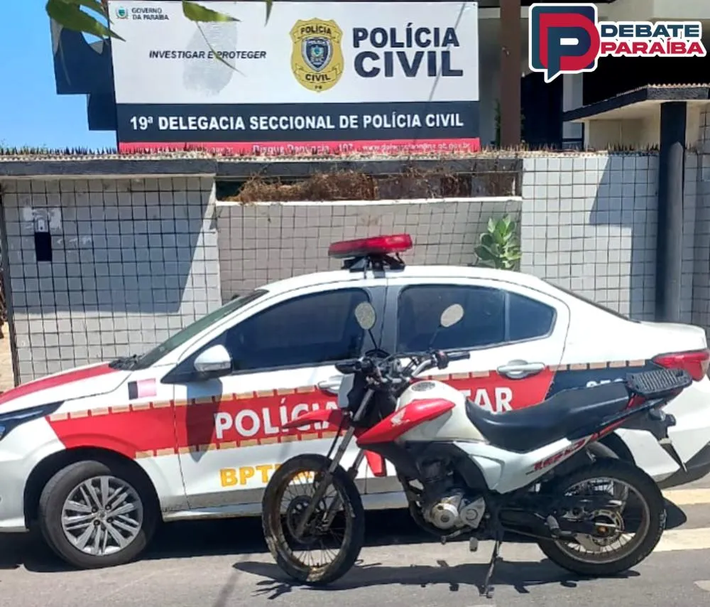 Moto furtada no estado de São Paulo, é recuperada em ação da 5ª CPRV/BPTran, em São José da Lagoa Tapada