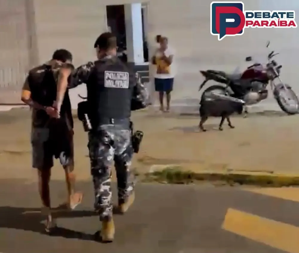 Polícia Militar prende indivíduo acusado de praticar crime de associação para o tráfico, em Pombal