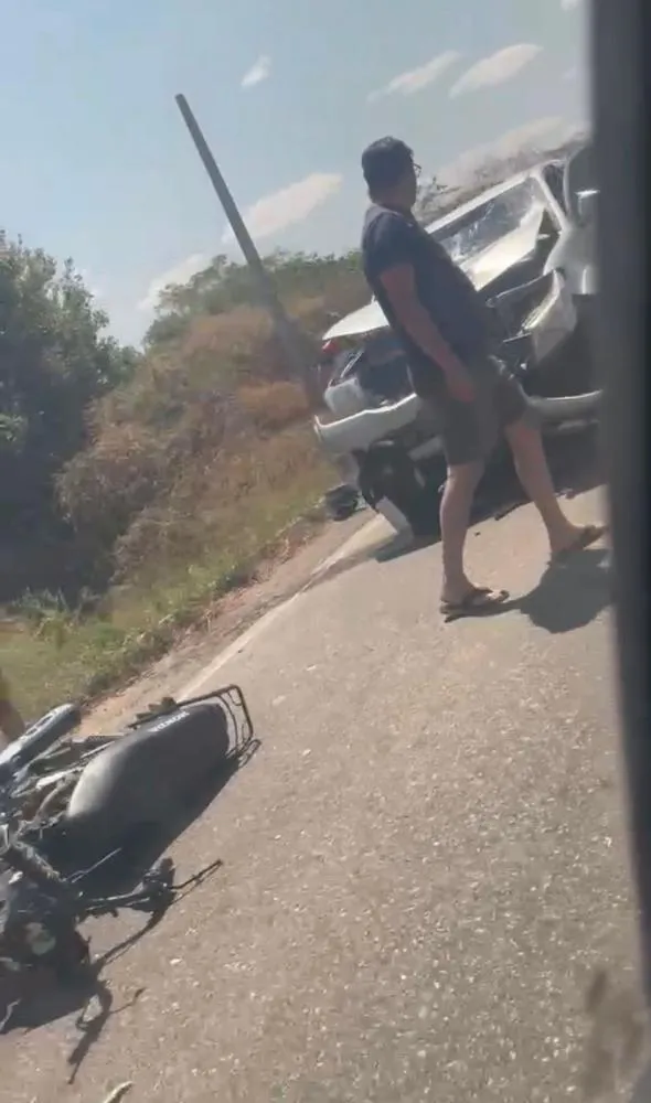 Motociclista morre após colisão frontal com Hilux na PB-325 entre Riacho dos Cavalos e Catolé do Rocha