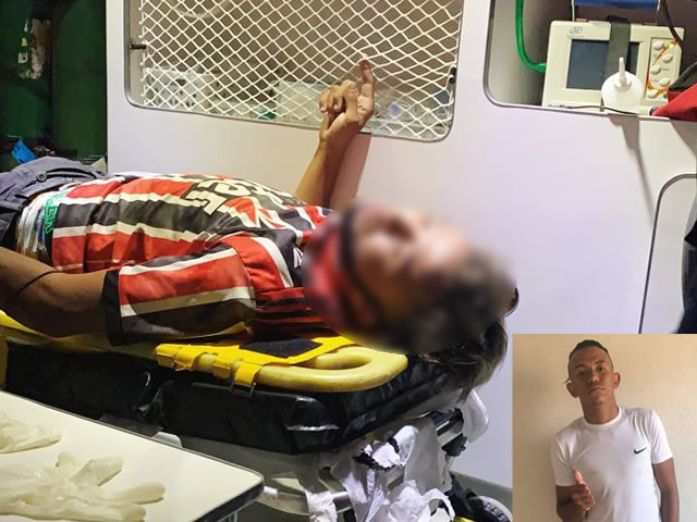 Guarnições da Polícia Militar estiveram no local e deram início as diligências com o intuito de localizar e prender os suspeitos (Foto: Reprodução)