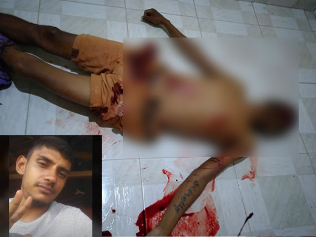 Jovem é executado com tiros de pistola e revolver, mulher também foi alvejada com disparos no município de Vieirópolis