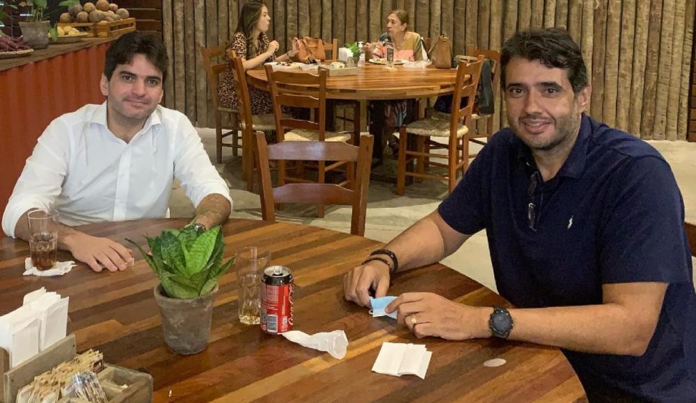 Recentemente, André Gadelha esteve reunido com o pré-candidato a deputado federal Murilo Galdino. (Foto: Reprodução).