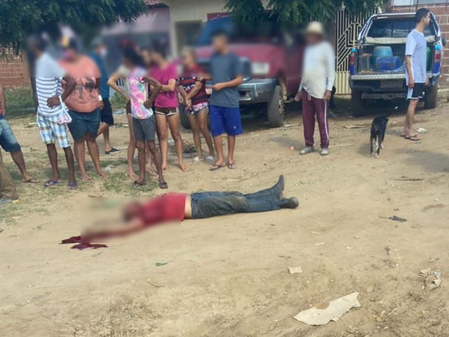 Mecânico é assassinado com disparos de arma de fogo em via pública na cidade de Itaporanga