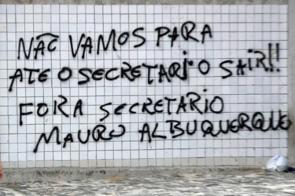 Ameaças ao secretário. Foto: Reprodução
