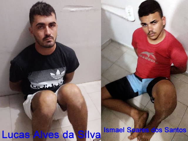 Os acusados receberem voz de prisão e foram conduzidos à Delegacia de Polícia Civil juntamente com as motocicletas e as armas apreendidas para as providências legais (Foto: Reprodução)