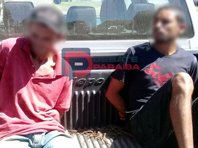 O acusado juntamente com a arma apreendida foi conduzido à delegacia de Polícia Civil de Sousa para as providências que requer o caso (Foto: Reprodução)