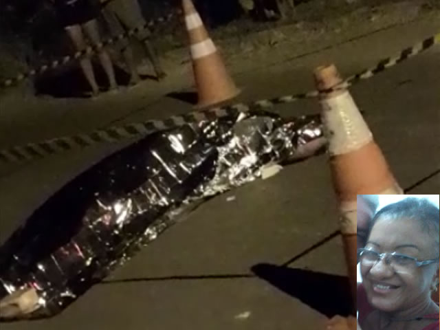 No momento do acidente, a mulher não estava usando o capacete e sofreu uma forte pancada na cabeça (Foto: Reprodução)