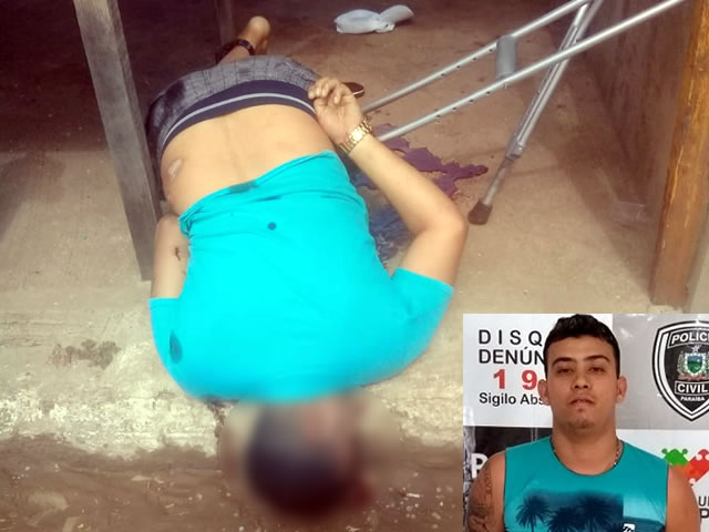 O corpo da vítima deverá ser levado ao NUMOL de Patos para ser feita a autópsia (Foto: Reprodução)