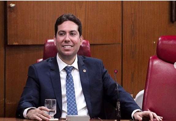 Deputado Felipe Leitão, DEM. (Foto: Reprodução).