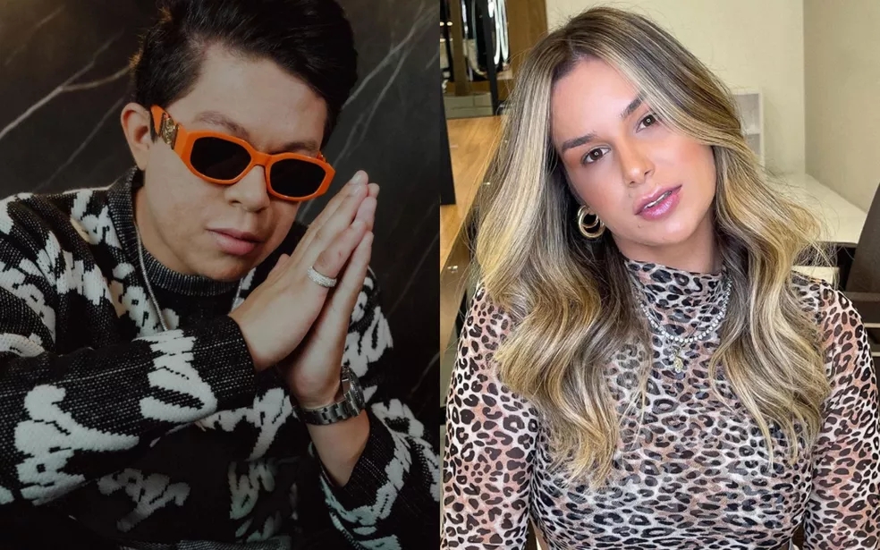 Vídeos mostram que DJ Ivis agrediu a ex-mulher Pamella Holanda — Foto: Reprodução/Instagram/DJIvis, Pamella Holanda