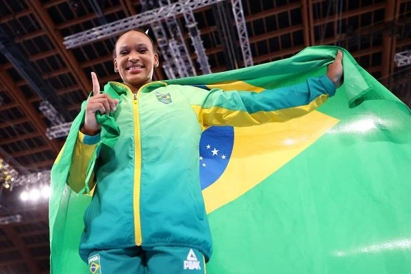 Rebecca Andrade ganhou duas medalhas em Tóquio 2020 (Foto: Divulgação)