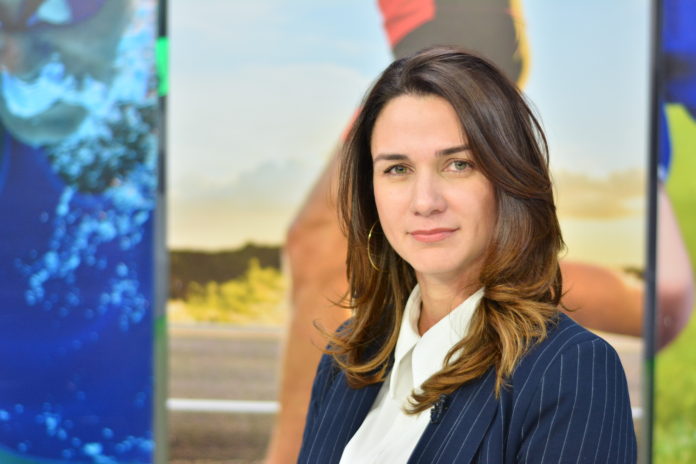 Presidenta Federação Paraibana de Futebol, Michelle Ramalho. (Foto: Reprodução).