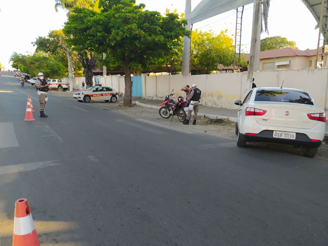 A operação que está deflagrada em todo o Estado faz parte de uma série de ações desenvolvidas pela Polícia Militar com vistas à fiscalização de trânsito (Foto: Divulgação PMPB)