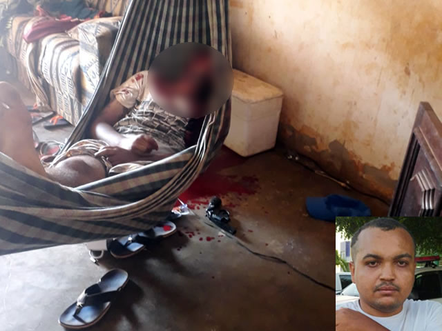 O imóvel foi isolado até a chegada dos peritos da Polícia Civil, que após adotarem os procedimentos necessários encaminhou o corpo ao NUMOL (Foto: Reprodução)