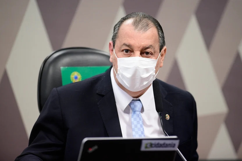 Senador Omar Aziz é Presidente da CPI da Covid (Foto: Pedro França/Agência Senado)