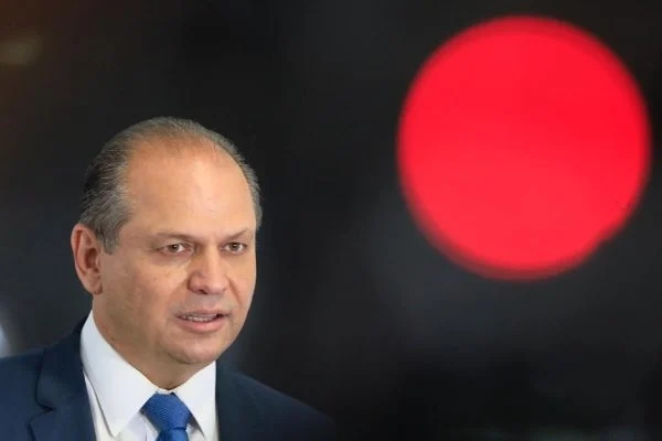 Deputado Ricardo Barros, do Progressistas, depõe na CPI da Pandemia, nesta quinta-feira (12) (Foto: Metrópoles)