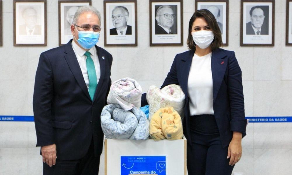 Michelle Bolsonaro e Marcelo Queiroga - (Foto: Assessoria)