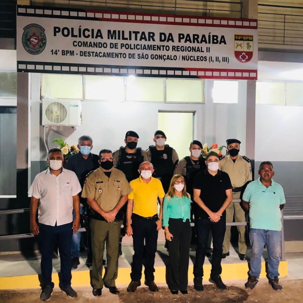 A inauguração do Destacamento Policial Militar do Distrito de São Gonçalo é um avanço no combate às ações delituosas (Foto: Reprodução)