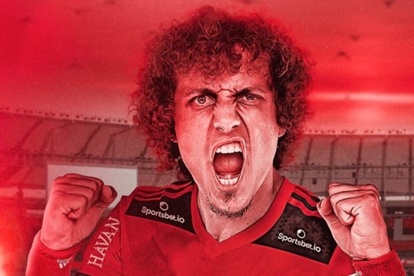 David Luiz, novo reforço do Flamengo (Foto: Reprodução/Twitter)