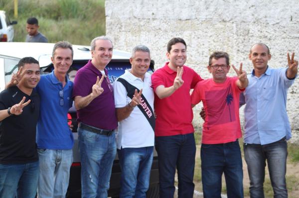 Felipe Leitão recebeu apoio de suplentes na cidade do Conde. (Foto: Assessoria).