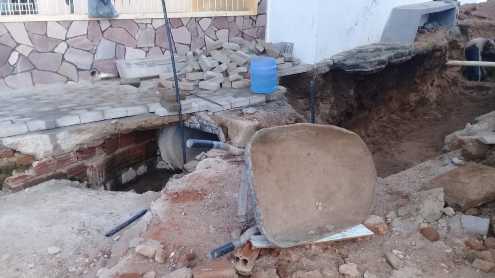 Prefeitura de Sousa derruba obra que custou R$ 113 mil por erro técnico e vereador cobra providencias ao MP; “Improbidade Pura”