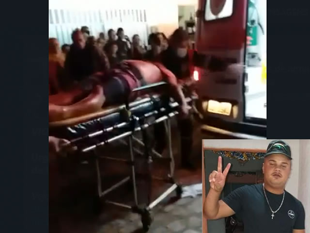 Guarnições da Polícia Militar foram mobilizadas e estiveram no local colhendo as primeiras informações e dando início as diligências (Foto: Reprodução)