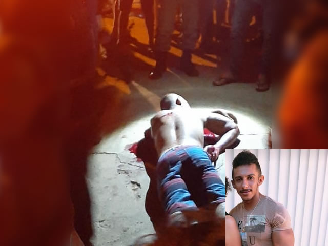 O local do crime foi isolado pela Polícia Militar para ser feito os procedimentos periciais (Foto: Reprodução)