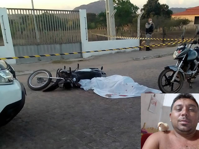A Polícia Militar foi acionada e isolou a área até a chegada do delegado e dos peritos da Polícia Civil (Foto: Reprodução)