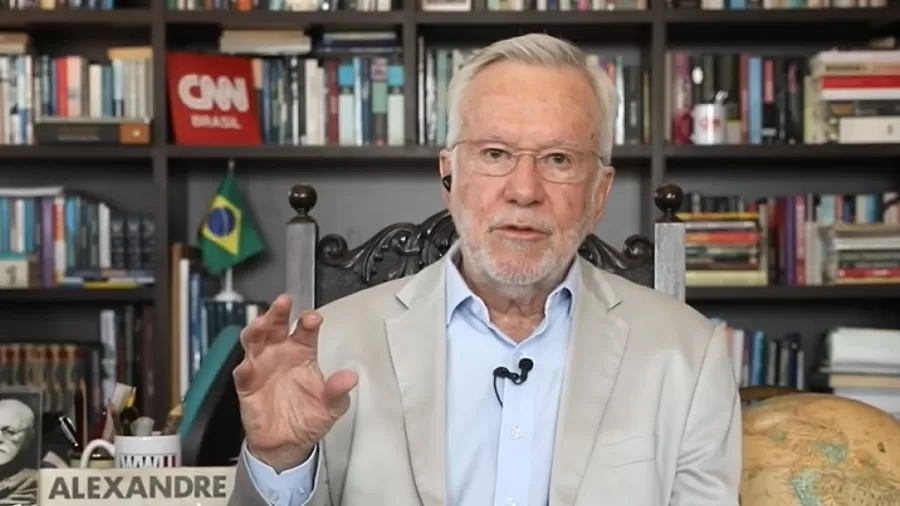 Alexandre Garcia no quadro 'Liberdade de Opinião' da CNN Brasil (Foto: Reprodução/YouTube)