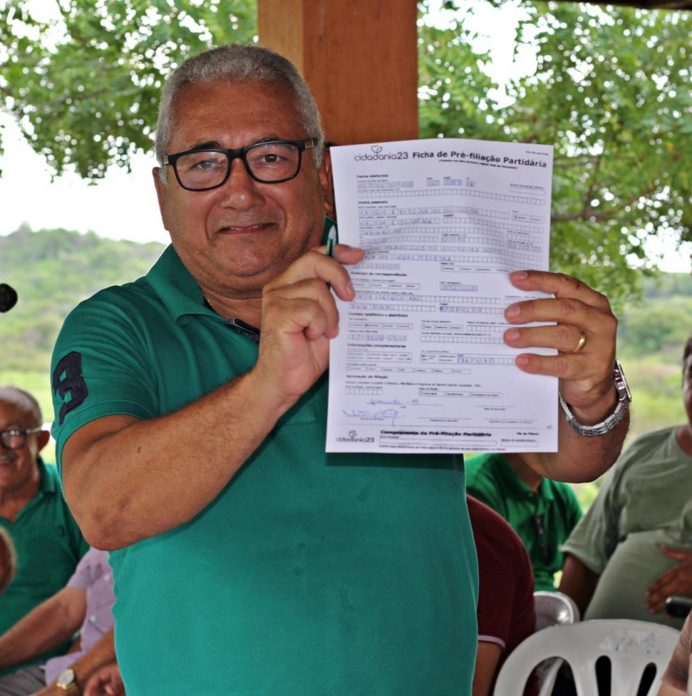Em Aparecida: Prefeito Valdemir Oliveira lança pré-candidatura a reeleição em evento de filiação ao Cidadania