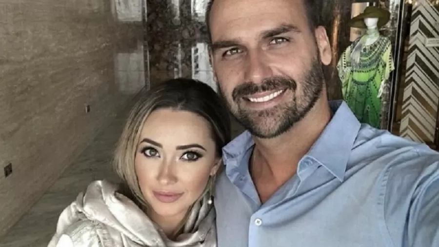 Heloísa Bolsonaro testa positivo após marido ser diagnosticado com a doença; Eduardo integrou comitiva presidencial que viajou a Nova York (Foto: Reprodução/Instagram)