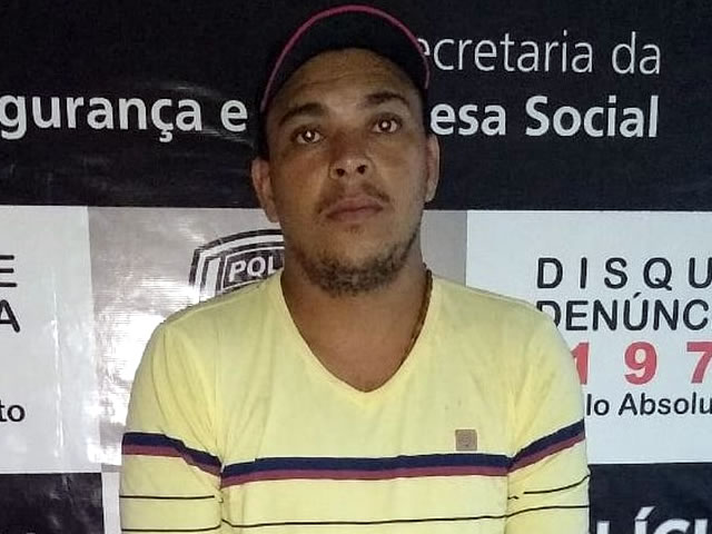 O preso foi conduzido à delegacia de Polícia Civil e após os procedimentos necessários foi recambiado para a Colônia Agrícola Penal de Sousa (Foto: Reprodução)