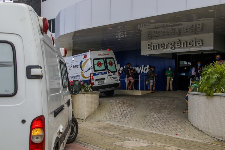 Hapvida é alvo da operação devido a denúncias sobre pressão para o uso de hidroxicloroquina contra a Covid-19 (Foto: Thais Mesquita/O Povo)