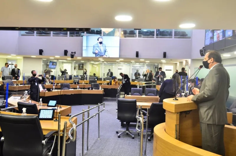 Sessão na Assembleia Legislativa da Paraíba (Foto: Mais PB)