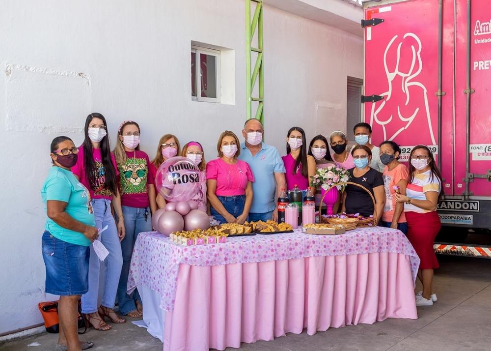 A Prefeitura de São José da Lagoa Tapada abriu a campanha de prevenção contra o Câncer de Mama (Foto: Divulgação/Debate Paraíba)