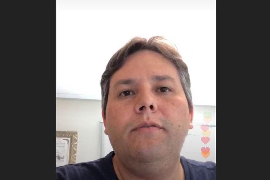 Ele agradeceu as boas vindas emitidas pelo senador Zé Maranhão durante a live. 