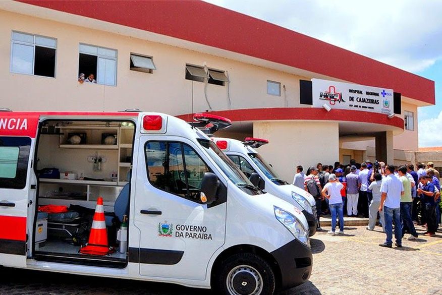 Francisco Ferreira foi socorrido para o Hospital Regional de Cajazeiras. (Foto: Divulgação).