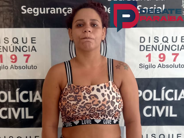 Após ser capturada, ela foi conduzida à delegacia de Polícia Civil para serem realizados os procedimentos que determina a Lei (Foto: Reprodução)