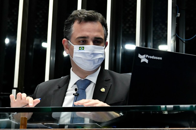 O presidente do Senado, Rodrigo Pacheco, anunciou esforço concentrado nos dias 29 de novembro, 1º de dezembro e 2 de dezembro - Waldemir Barreto/Agência Senado