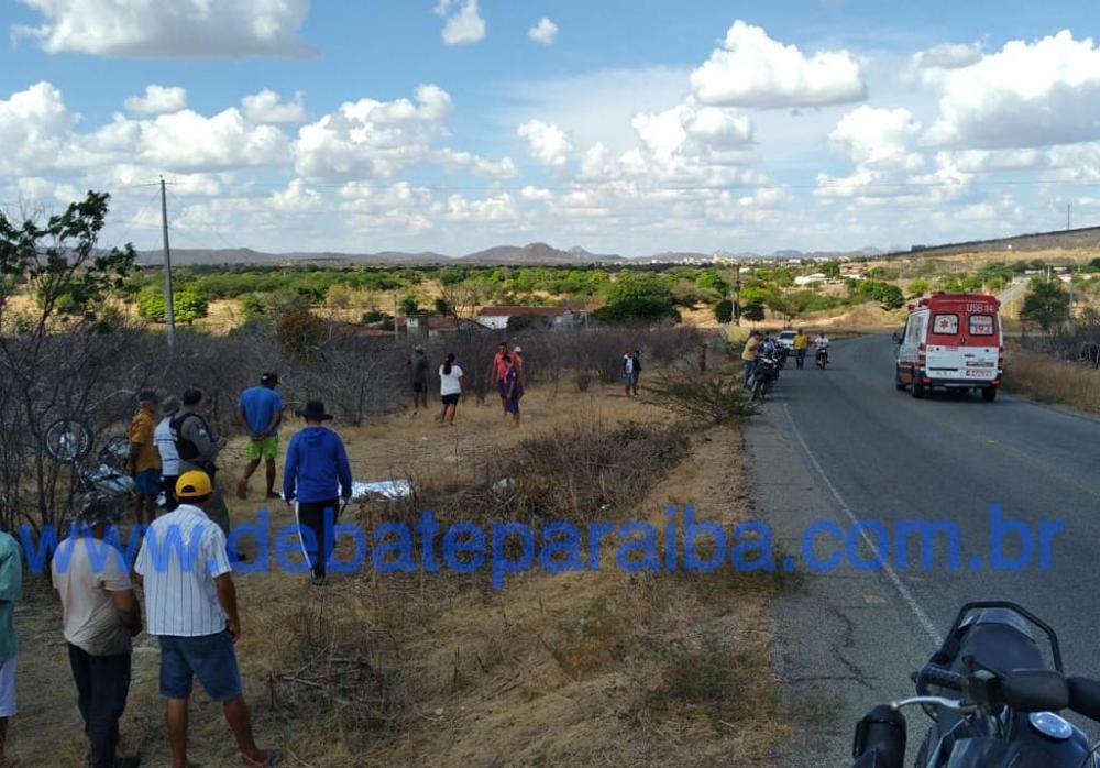 Fotos: Homem morre após sofrer grave acidente de moto no município de Santa Cruz