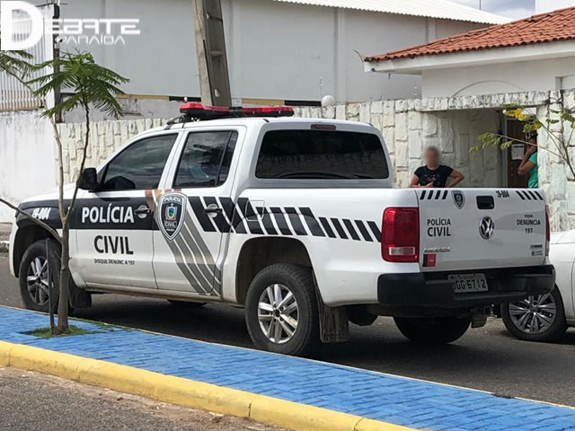 O indivíduo foi encaminhado à delegacia de Polícia Civil e apresentado a autoridade policial judiciária, para serem adotadas as medidas que determina a Lei (Foto: Reprodução)