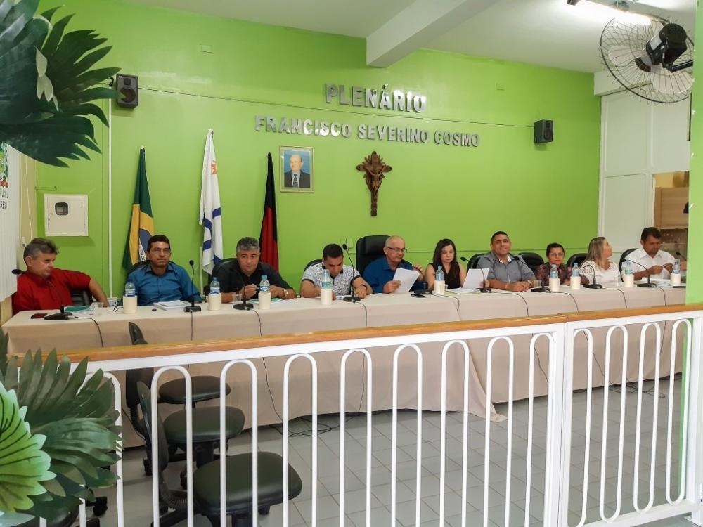 Plenário da Câmara Municipal de Aparecida. (Foto: Reprodução).