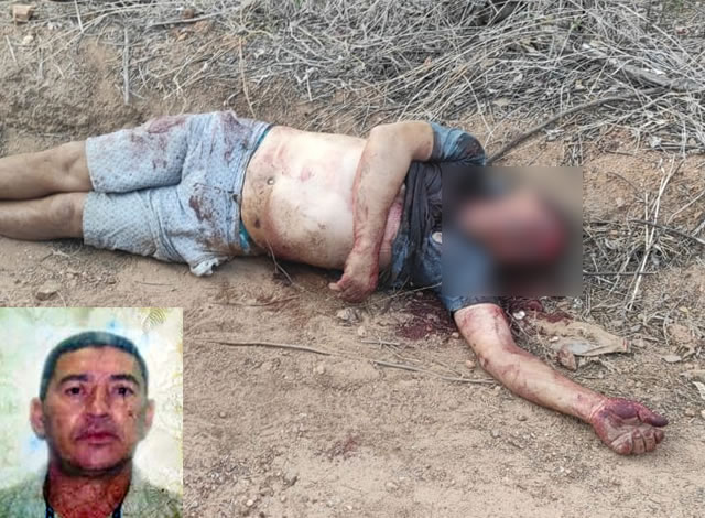 A área do crime foi isolada até a chegada dos peritos da Polícia Civil, que após realizarem os procedimentos necessários, encaminharam o corpo ao IML para ser feita a autópsia. (Foto: Reprodução).