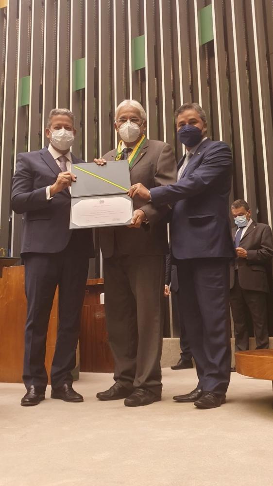 Efraim Filho junto ao Presidente da Câmara dos Deputados, Arthur Lira (PP-AL) (Foto: Divulgação)