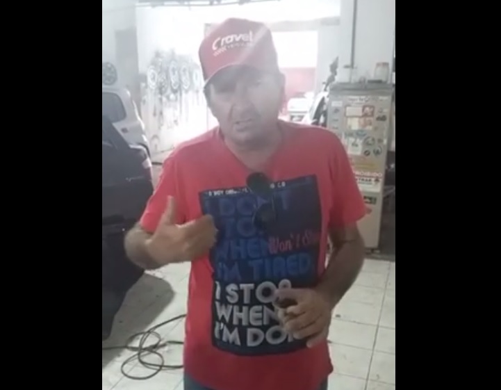 Pai rompe com o filho e avisa que não acompanha os candidatos apoiados por ele. (Foto: Reprodução).