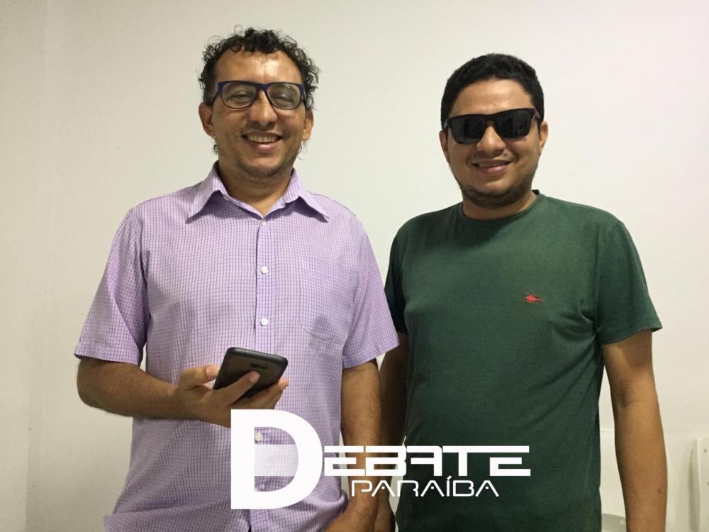 Leonardo Alves e Everton Rodrigues, editores do Portal Debate Paraíba. (Foto: Debate Paraíba).