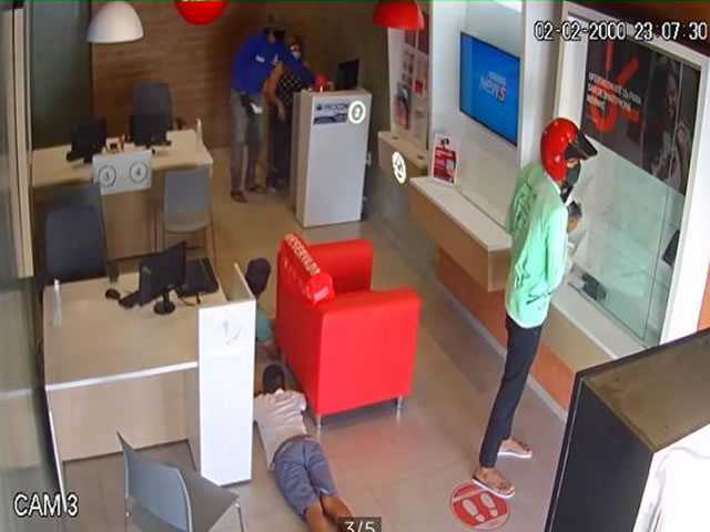 A Polícia Militar ao ser informada do ocorrido mobilizou guarnições de serviço, mesmo com as diligências efetuadas, nenhum dos infratores da Lei foram presos até o presente momento (Foto: Reprodução)