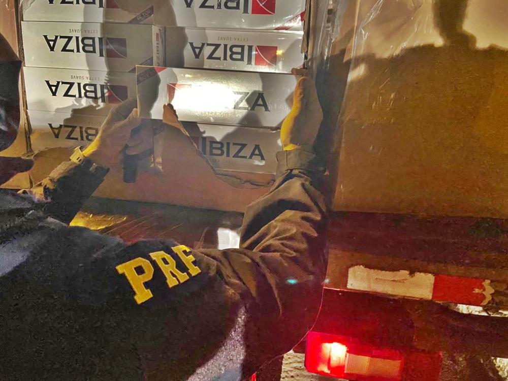 O cigarro apreendido é produzido na Venezuela. (Foto: Reprodução).