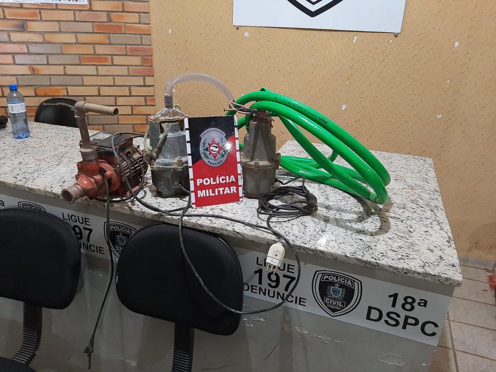Posteriormente o infrator da Lei recebeu voz de prisão e foi conduzido à delegacia de Polícia Civil, para serem adotadas as medidas que necessita o caso (Foto: Divulgação PMPB)
